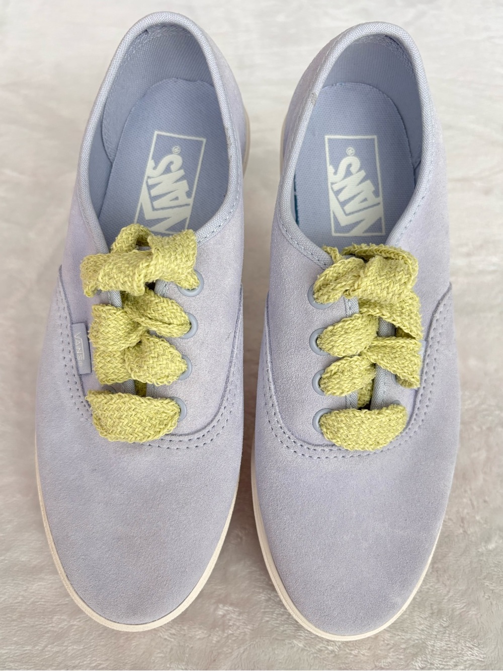 VANS Authentic Lowpro Lavender Suede Lace-Up Sneaker--NEW--6.5